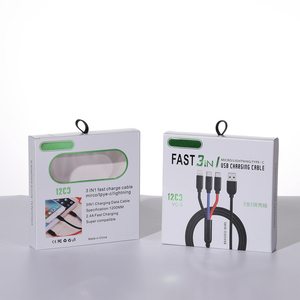 Productos electrónicos personalizados de alta calidad, auriculares, reloj inteligente, caja de papel plegable, <span class=keywords><strong>cargador</strong></span> de teléfono móvil, caja de embalaje de cable de datos - Product Image 3