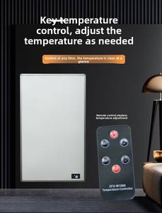 Panneau de chauffage infrarouge, radiateurs électriques modernes, thermostat mural sur mesure, chauffage infrarouge autonome - Product Image 2