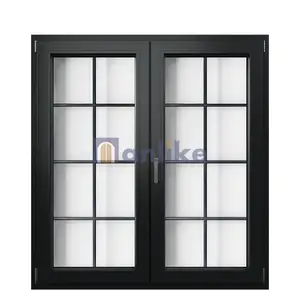 Anlike Australia Villa Modern Impact Casement Alliage d'aluminium Verre teinté Aluminium Portes et fenêtres pour la maison