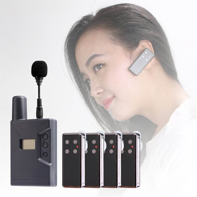 Wireless Tour Guide System Guides Equipment for Translation, Conference, Ride Training, Meetings