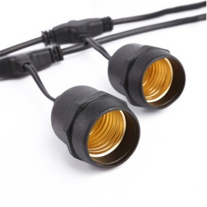 <b>Led</b> <b>Light</b> Strings E26 E27 Outdoor Waterproof Plug In Extension Cord For Garden Patio Lighting - Product Image 2