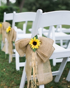 Flor de Tela de <span class=keywords><strong>Girasol</strong></span> Amarillo Rayón para Decoración del Hogar y Bodas o Decoración Artesanal Navideña, Hoteles y Hogar - Product Image 6