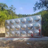 Réservoir de stockage d'eau modulaire en acier inoxydable sur mesure pour la lutte contre les incendies à grande échelle, avec conservation de la chaleur