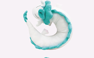 Vente de gros Oreiller en forme de U Haku Dragon Peluche Poupée 32cm - Product Image 3