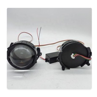 1 ensemble de 2 pièces, éclairage de voiture 12V, yeux de démon, 14 modes + images DIY avec application, yeux LED décoratifs, lumière d'ambiance LED