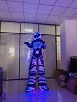 Costume de robot LED géant en EVA pour homme, idéal pour les spectacles de rue et les fêtes – Nouveauté usine, vente chaude