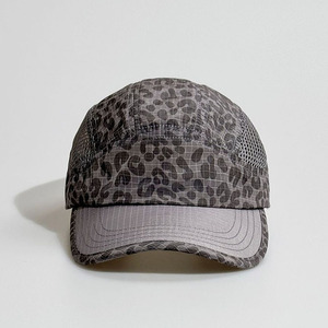 Gorra de Béisbol Deportiva Personalizada de Secado Rápido, 5 Paneles, Visera Curva, Ligera, con Estampado de Leopardo, de Nailon, para Campamento y Actividades al Aire Libre - Product Image 3