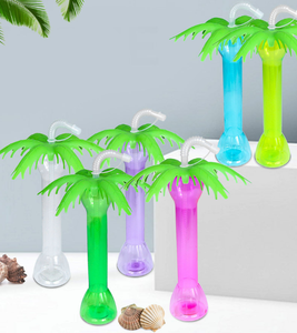 Mới lạ điên uống nước giải khát nước trái cây LED Palm Tree yard Slush Đảng trà sữa ly - Product Image 2