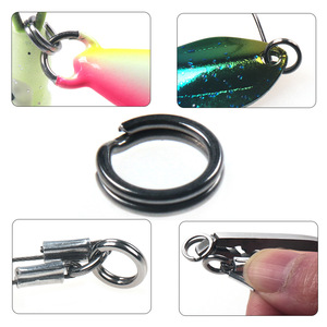 Anillas Giratorias de Acero Inoxidable con Cierre a Presión, 100 Piezas por Paquete, Accesorios de Pesca, Tamaños del 1 al 19 # - Product Image 4