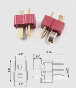 Connecteur en T haute puissance / Paire de prises et de fiches compatibles Traxxas pour voitures RC, drones et batteries LiPo - Product Image 6