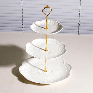 Exhibidor <span class=keywords><strong>de</strong></span> Frutas <span class=keywords><strong>de</strong></span> Tres Niveles, Estilo Retro, <span class=keywords><strong>de</strong></span> Lujo, para Pasteles, Postres y Mesas <span class=keywords><strong>de</strong></span> Café - Product Image 1