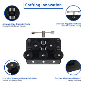 Выпрямитель для труб и труб, выпрямитель для 3/16 "-1,0" диаметров топливной магистрали, мягкий алюминиевый и медный трубопровод - Product Image 4