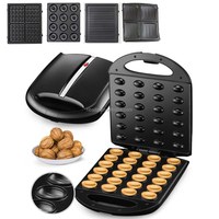 Machine à gaufres et biscuits Aifa 24 trous, machine à collation automatique, machine à noix électrique, machine à biscuits aux noix électrique