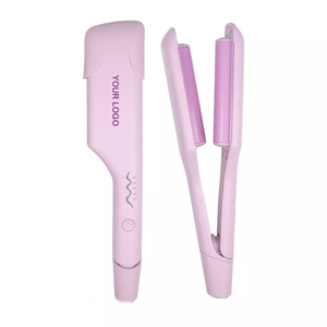 Marque privée 2 couleurs coiffure polyvalente tension libre Triple flux vague <span class=keywords><strong>fer</strong></span> 32mm bigoudi <span class=keywords><strong>fer</strong></span> à friser - Product Image 2