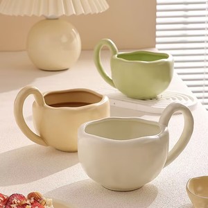 L mode petit déjeuner femme tasses à <span class=keywords><strong>café</strong></span> tasse nouvelle <span class=keywords><strong>tendance</strong></span> Design 350ml fille mignon <span class=keywords><strong>café</strong></span> lait eau tasse en céramique - Product Image 3