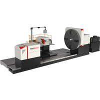 Tour horizontal CNC WL4000 haute performance et haute précision, machine de fraisage et de perçage robuste, équipement industriel