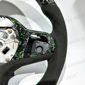 Volante Deportivo Estilo Ghost de Fibra de Carbono <span class=keywords><strong>Verde</strong></span> Forjado para BMW Serie G G20 G28 G29 G30 G32 G15 G01 G02 G05 G06 G07 G38 G11 - Product Image 2