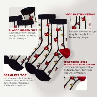 Chaussettes mi-mollet en coton doux et respirant, à motif de dessin animé mignon, confortables et élégantes, pour un style décontracté