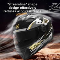 Superbe Casque Moto Intégral Homologué DOT en ABS avec Double Visière Anti-buée et Ventilation pour la Conduite Urbaine – Vente en Gros
