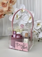 Meistverkaufte Hochwertige Farbige Quadratische Tragbare Acryl-Verpackungsbox mit Deckel Geprägt Recycelbar Handgefertigt Süße Schokoladen-Bouquet-Box