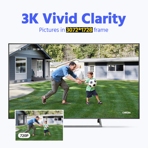 Annke 3K (5Mp) ai phát hiện & thông minh ánh sáng kép & microphone PoE <span class=keywords><strong>IP</strong></span> Bullet <span class=keywords><strong>Camera</strong></span> với khe cắm thẻ SD <span class=keywords><strong>Camera</strong></span> ngoài trời IP67 không thấm nước - Product Image 2