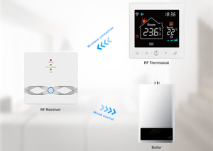<span class=keywords><strong>Termostato</strong></span> Digitale <span class=keywords><strong>Wireless</strong></span> R9BW&RC9Plus per Riscaldamento a Pavimento in Appartamenti - Product Image 4