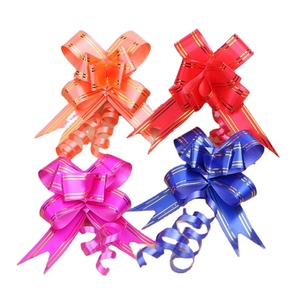 12毫米30毫米50毫米塑料蝴蝶蝴蝶结金线礼品包装拉绳丝带蝴蝶结 - Product Image 2