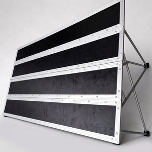 Table de DJ pliable en alliage d'aluminium, 122*61cm, avec supports de rehausseur pliables verrouillables - Product Image 1