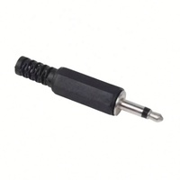 Konektor Jack Audio 2 Pin 3.5 Mono Plug, Konektor Mini Plug Mono 3.5mm, Jack Audio Mini Mono 3.5mm, Konektor Jack Audio 3.5mm Male