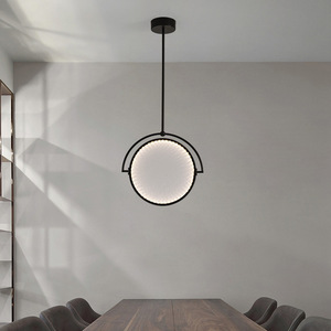 Decoración nórdica para el hogar, lámpara colgante de hierro negro, luz colgante de techo para mesa de comedor, Isla de cocina - Product Image 1