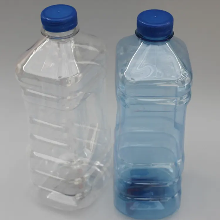Botol Air Olahraga Plastik Tidak Beracun, Botol Air Ramah Lingkungan Cetak Kustom 1 Liter Bpa
