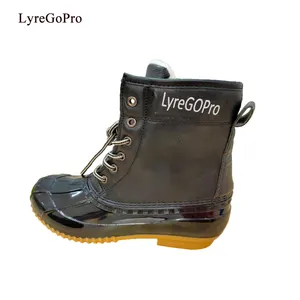 LyreGoPro personalizado con monograma venta al por mayor de moda femenina impermeable botas de invierno botas de pato
