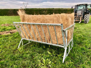 Mangiatoia per Fieno Zincata Resistente per Pecore e Capre, Rastrelliera per Fieno da Fattoria - Product Image 2