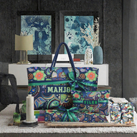 Sac de rangement de luxe exclusif transfrontalier pour Mahjong, style américain moderne, en PVC, pour 4 joueurs, étanche, best-seller