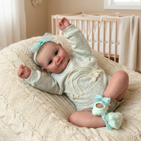 Boneka Bayi Reborn 20 Inch, Mirip Bayi Asli, Bahan Vinyl Lembut, Mainan Bayi Baru Lahir Realistis untuk Hadiah Anak, Grosir, Custom