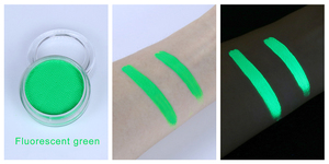 สีเพ้นท์หน้าและผิวกายแบบล้างออกได้ OEM Professional 3G สูตรน้ำ เรืองแสงในที่มืด ใช้กับแสงยูวี อุปกรณ์เพ้นท์ร่างกาย - Product Image 5