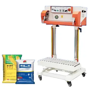 2023 new QLF-700A Stainless Steel Vertical Pneumatic foot impulse big bag plastic sealer machine CHINA HOT