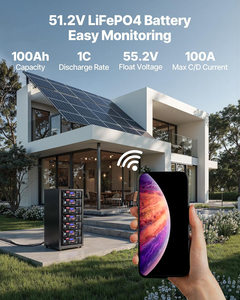 10KWh 5KWh Home Engergy Storage Battery 51.2V 100Ah Rack batteria agli ioni di litio con Smart BMS supporta fino a 15 <span class=keywords><strong>gruppi</strong></span> in parallelo - Product Image 2
