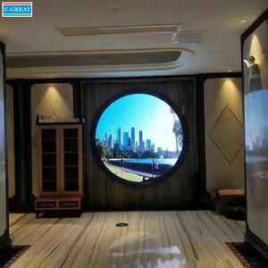 Harga Pabrik Dalam Ruangan P5 P6 RGB Kreatif Bentuk Khusus Melingkar Bulat Layar Led untuk Pameran Mall - Product Image 3