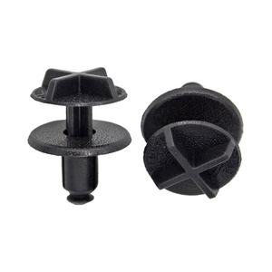 10pcs פלסטיק קליפים לחץ סוג מלשל שחור עבור כיסוי סוללה ופאנל - Product Image 1