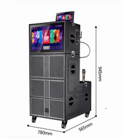 Système KTV à double système trois voies, système Android, enceinte Line Array pour les performances et la diffusion en direct