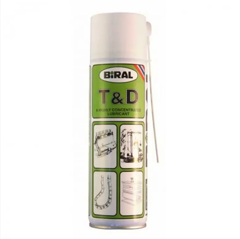SMT Graxa Biral T & D 500 ml lubrificante spray de óleo lubrificante Lubrificante T & D Spray H5116A Altamente Concentrado Graxa Graxa Biral