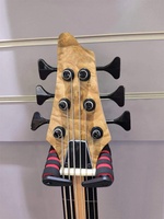 Guitare basse électrique de haute qualité, manche traversant le corps, micros actifs