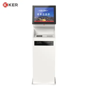 18.5 Inches Self Service Kiosk Capacitive Touch Screen Floor Stand Touch Screen Kiosk WINDOWS 10 System Touch Screen Kiosk