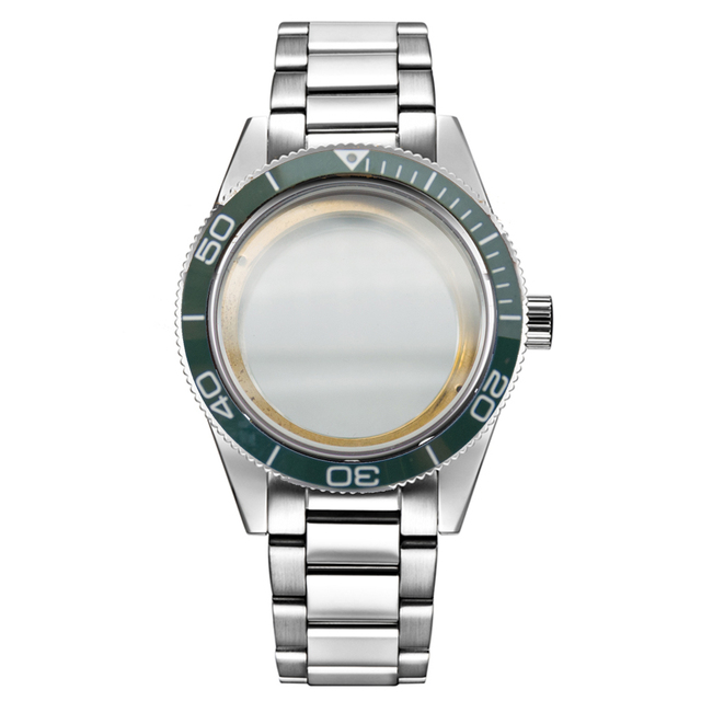 41mm Ceramic Bezel Watch Parts Miyota 8205/8215 ETA 2836/2824 DG2813/3804 Stainless Steel Wristwatch Cases Tool & Parts
