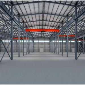 Option économique d'entrepôt de structure en acier préfabriqué professionnel de conception moderne pour l'usage d'atelier origine de la Chine en ligne - Product Image 1