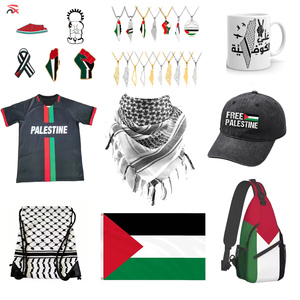 Vendita professionale eventi sportivi palestina sciarpa kefiyeh Pin Badge maglia da calcio Set per il <span class=keywords><strong>regalo</strong></span> di <span class=keywords><strong>marzo</strong></span> - Product Image 1