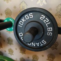Équipement de gymnastique de haute qualité en gros poids libre poids commercial en fonte noire poids quatre barres plaques barre d'haltères