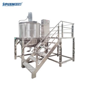 Nueva llegada Mezclador de acero inoxidable de una sola capa Apariencia pulida Tanque de mezcla utilizado en la fábrica de fabricación - Product Image 1
