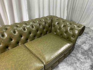Nuevo Sofá Chesterfield de Diseño Moderno y Lujoso, Juego de Muebles para Sala de Estar, Sofá de Cuero de 3 Plazas - Product Image 4